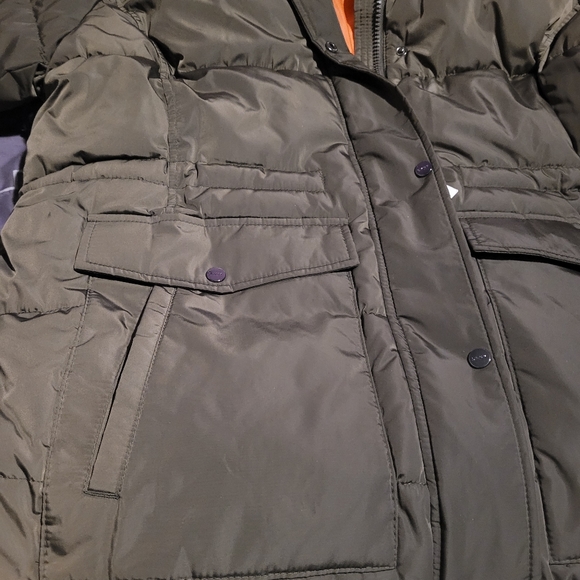 Faux Fur Trim Hood Puffer JacketDKNYC - Picture 4 of 11